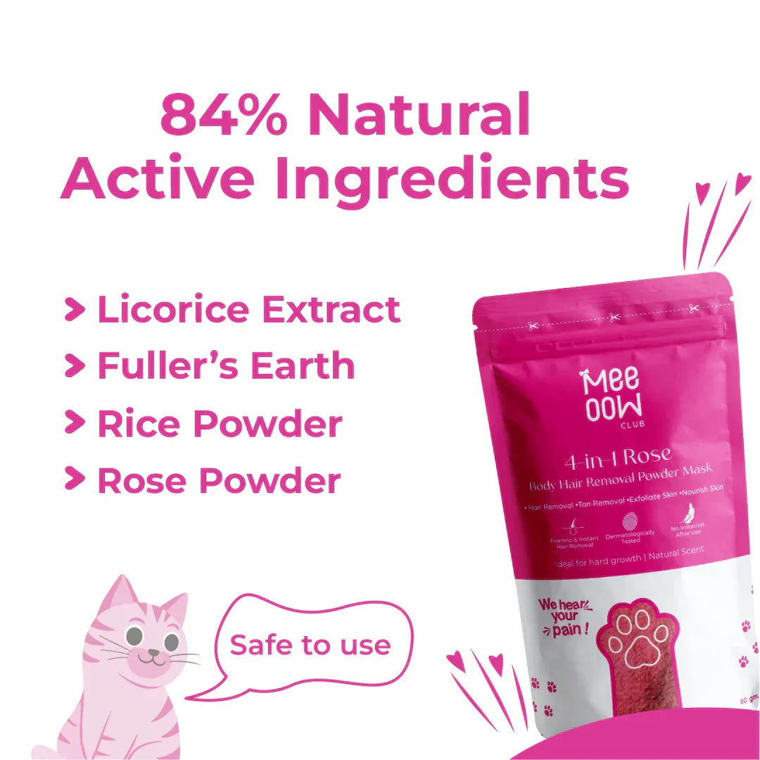 (BUY 1 GET 1 FREE) MEOW BODY HAIR REMOVAL WAX POWDER