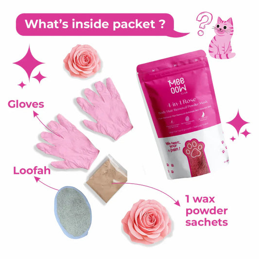 (BUY 1 GET 1 FREE) MEOW BODY HAIR REMOVAL WAX POWDER