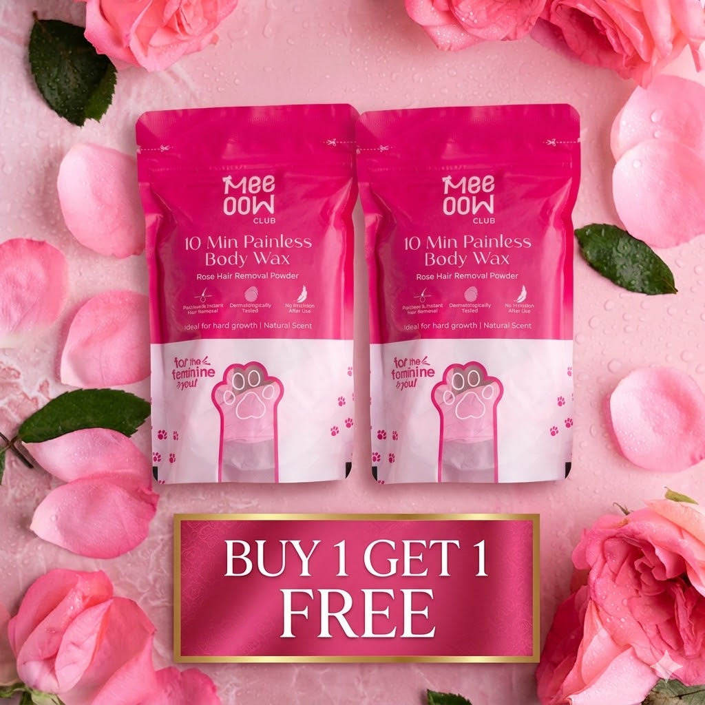 (BUY 1 GET 1 FREE) MEOW BODY HAIR REMOVAL WAX POWDER