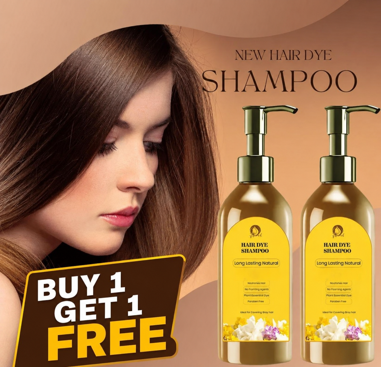 BUY 1 GET 1 FREE | JAPANESE HAIR DYE SHAMPOO | 50% OFF