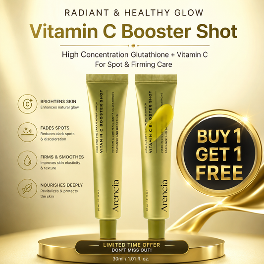 Buy 1 Get 1 Free | Arencia Booster Shots – Retinal & Vitamin C Skincare Duo   30ml