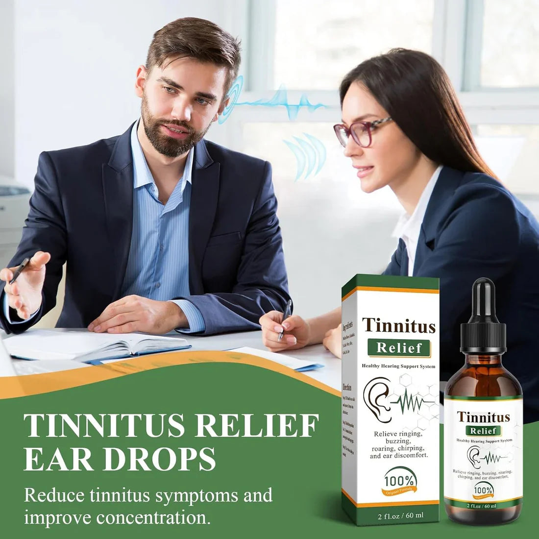 Tinnitus Relief Drops (کان کےتمام مسائل کےلیے) || ORGANIC